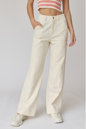 PP17840<br/>Mila Canvas Straight Fit Pants